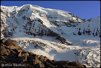 Liberty Ridge on Mt. Rainier by Mike Gauthier