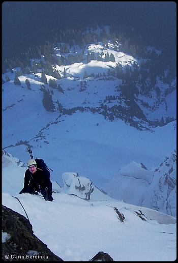 Darin Berdinka photo on the NE Ridge of White Chuck