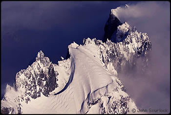 Cascade winter sunrise