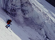 Ski descent of the Lyman Glacier