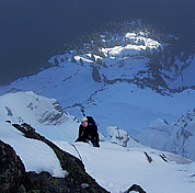 On the upper slopes of the NE Ridge, White Chuck.