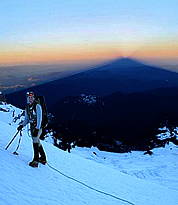 High on the Tahoma Glacier. Photo © Ben Bottoms