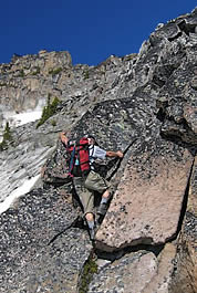 On the East Ridge Silver Star. Photo © Geof Childs.