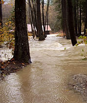 Flooding on the Stehekin River, 2003. © National Park Service. 