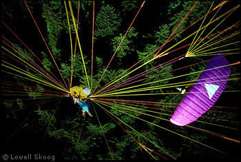 In flight over Tiger Mountain. © Lowell Skoog