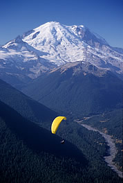 Flight from Crystal Peak. Photo © Mark Dale