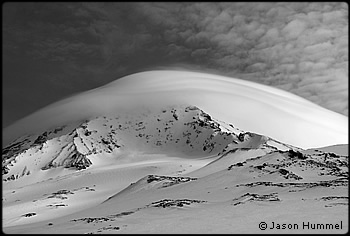 Cloudcap over Mount Adams. © Jason Hummel