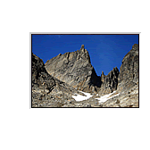 Mount Challenger crag, photo by Mike Layton