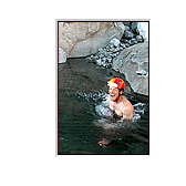 Mike Layton taking a bath, photo by Eric Wolfe