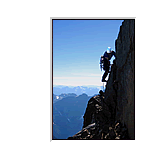 Traversing Picket spires, photo by Mike Layton