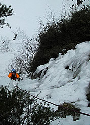 Pitch 1 of Mount Kent North Face. © David Conlin  