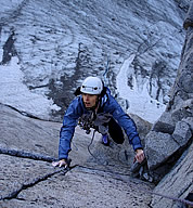 Climbing low on Dragonscar. © Max Hasson 