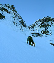 Near the start of Hall's NW Face. © Darin Berdinka 