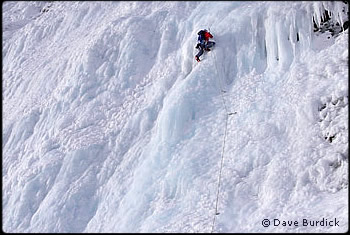 Crux of NE Face, Three Fingers. © Dave Burdick