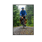 John Mauro on his bicycle. Photo © John Mauro.