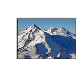 Three Sisters from the north. Photo © Brent McGregor.