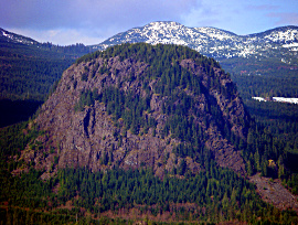 Bald Mountain (2,286ft) near Lake Cavanaugh. Photo © Andy Dewey.