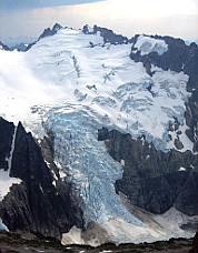 McAllister Glacier from Austera Ridge. Photo © Eric Wehrly.