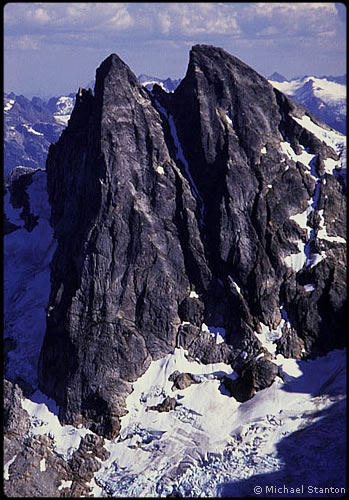 The north side of the McMillan Spires. Photo © Michael Stanton.