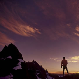 McMillan at sunset. Photo © Alan Kearney.