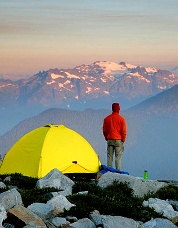 Camp on Teebone Ridge. Photo © David Svilar.