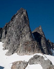 Middle Challenger with its South Ridge on the right. Photo © Seth Pollack.