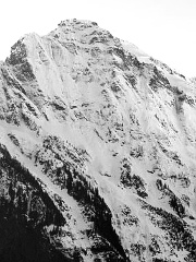 Colonial Peak, North Face. Photo © Geoff Cecil.
