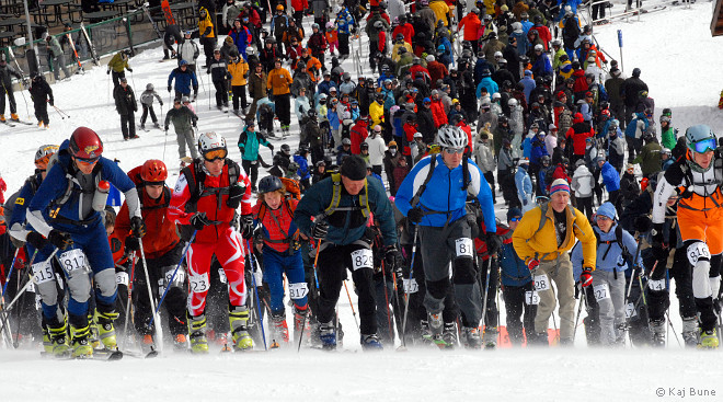 Ski mountaineering race