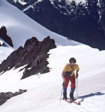 Ascending Mt Carrie