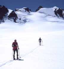 Ascending the Snow Dome