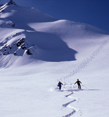 Skiing Mazama Glacier