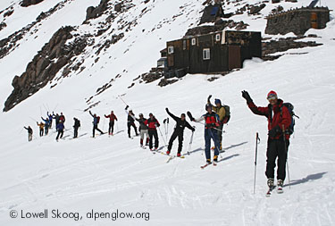 Starting line at Camp Muir